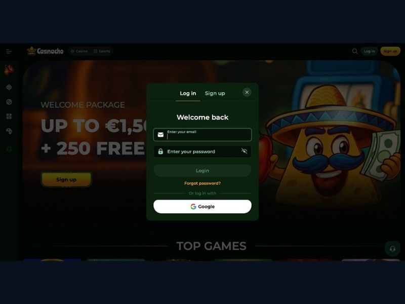 El bono de bienvenida de Casinacho Casino Nacho Casino explicado para nuevos jugadores españoles